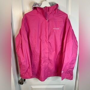NWOT Columbia Women’s Plus Size Fuchsia Pink Arcadia II Jacket - Size 2X
